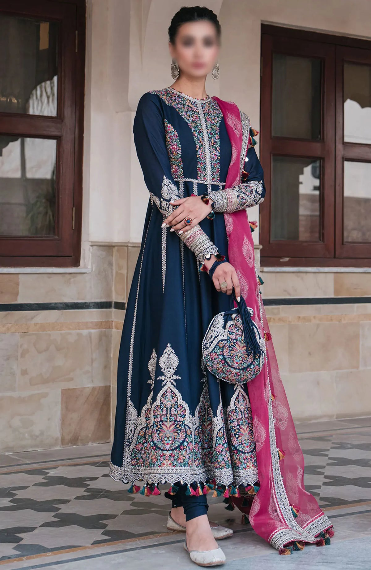 Shahkaar Eid Festive Lawn SS 2024 by Jazmin - SL24-D12