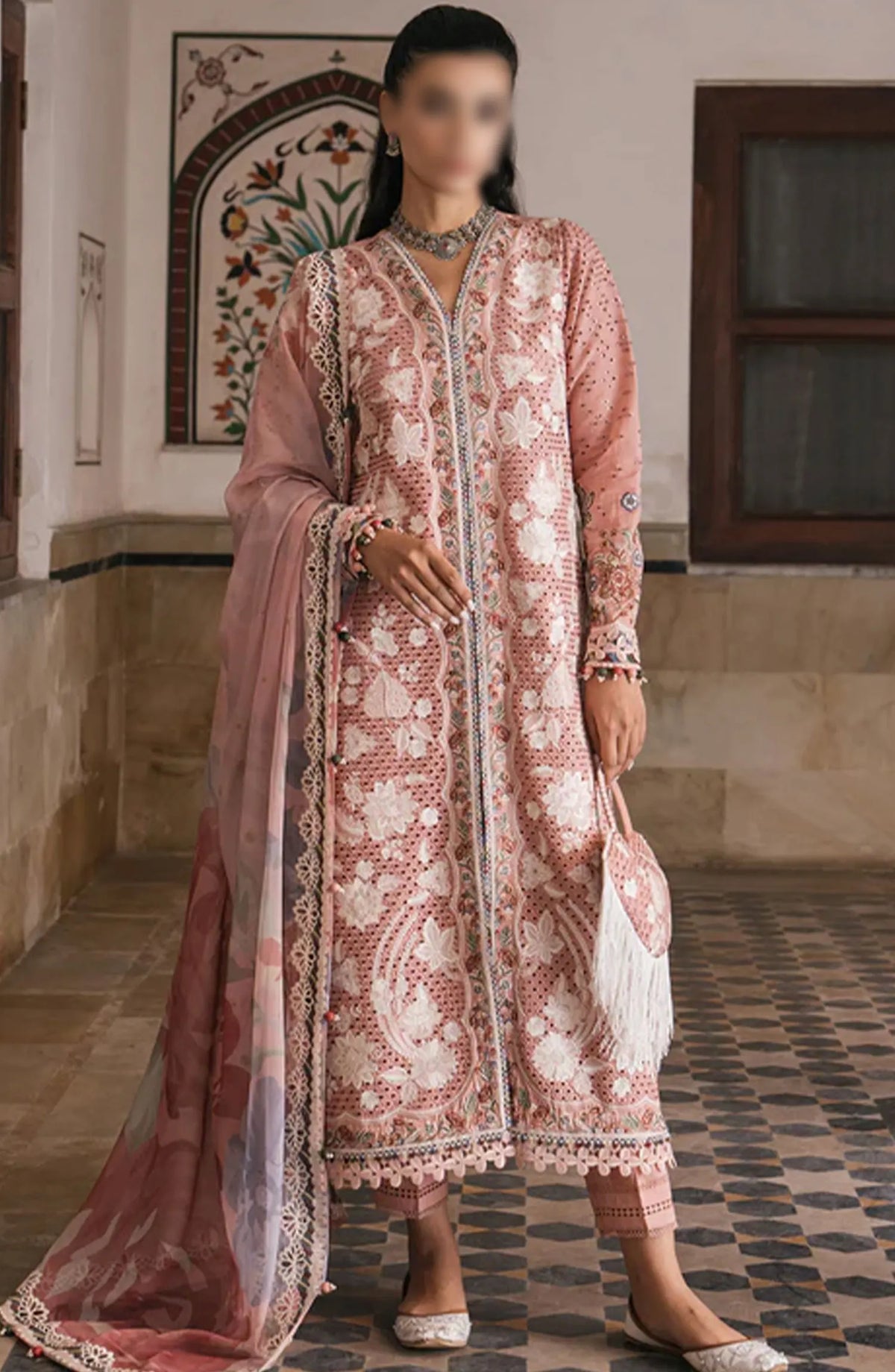 Shahkaar Eid Festive Lawn SS 2024 by Jazmin - SL24-D4