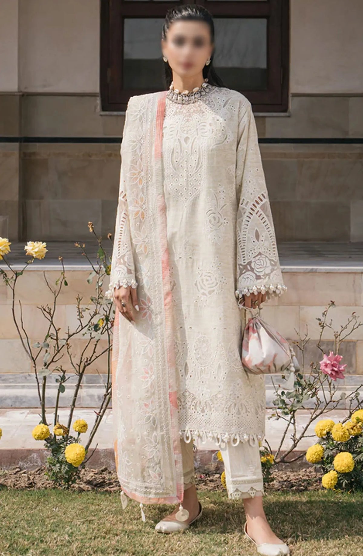 Shahkaar Eid Festive Lawn SS 2024 by Jazmin - SL24-D7