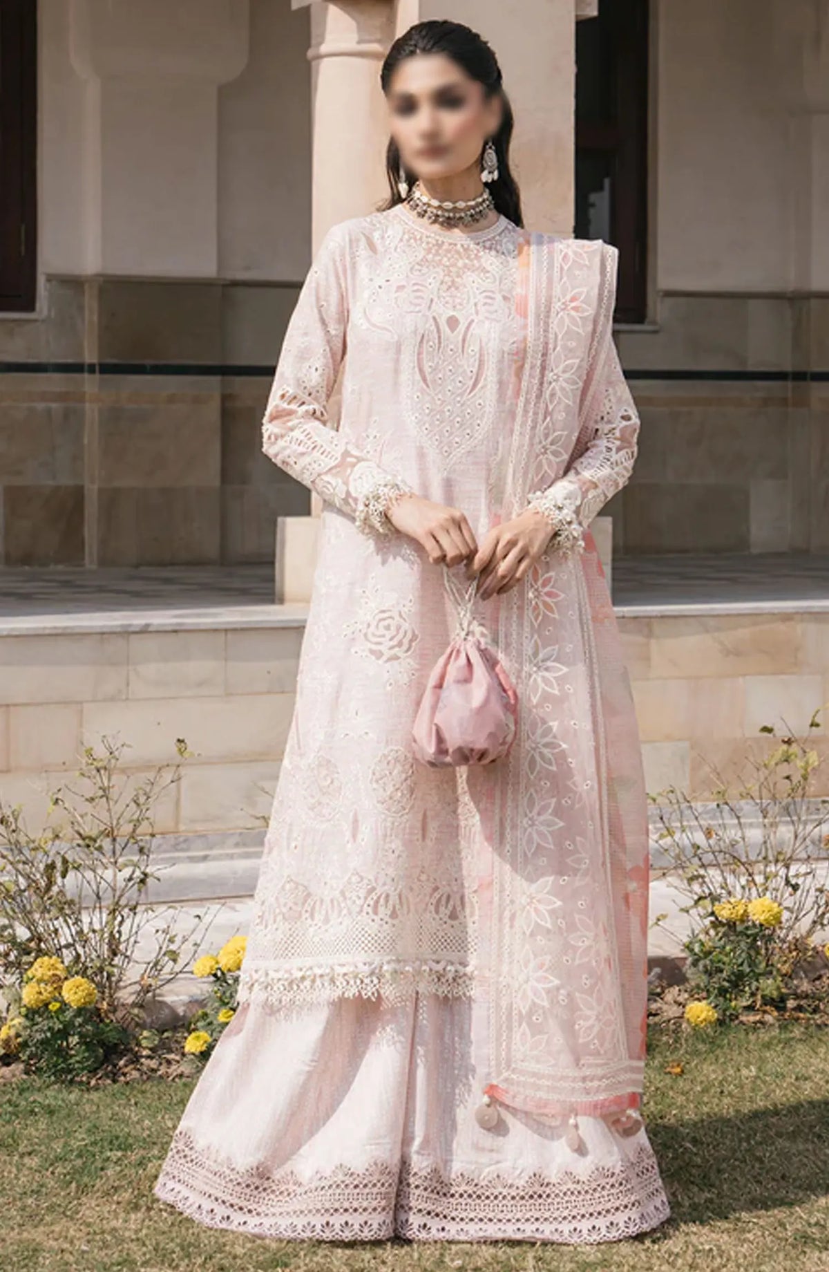 Shahkaar Eid Festive Lawn SS 2024 by Jazmin - SL24-D8