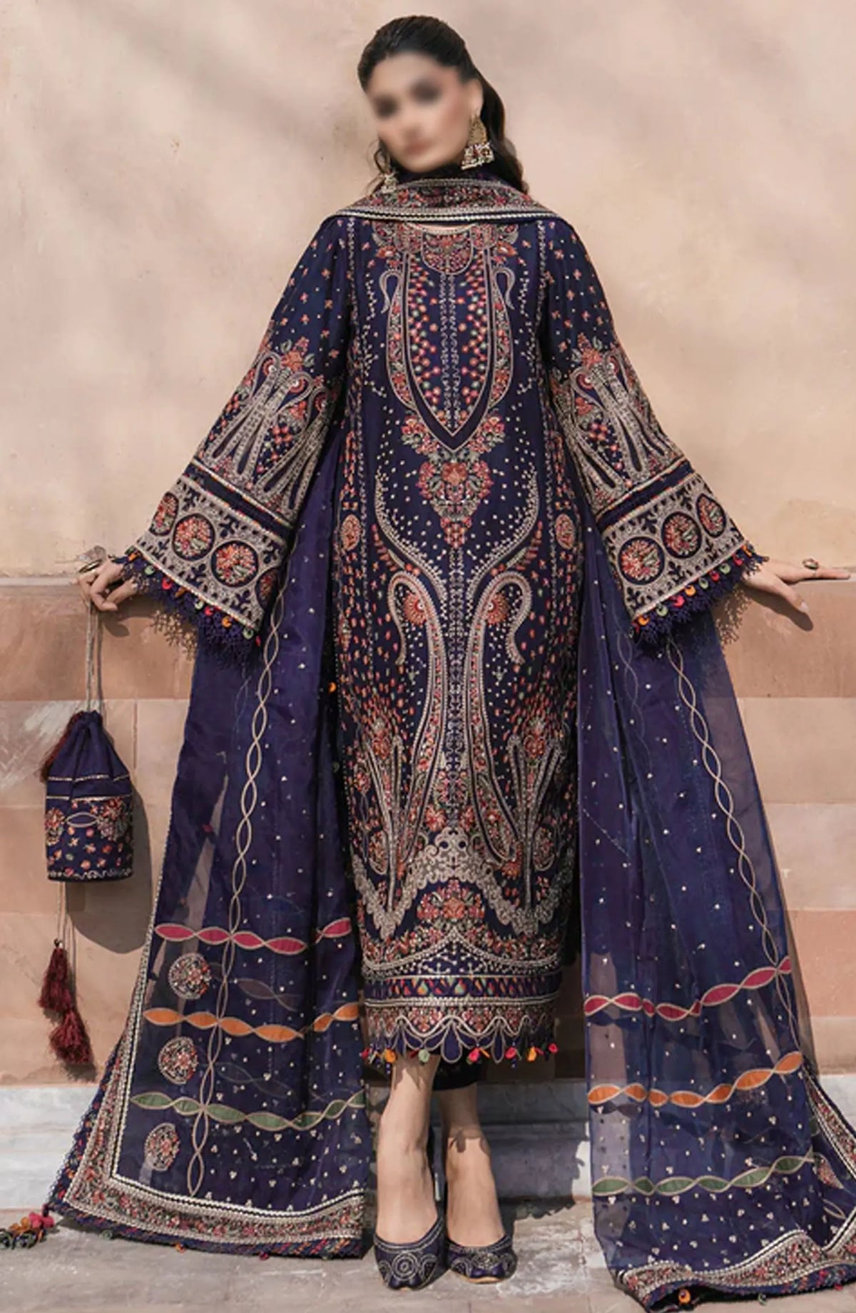 Shahkaar Eid Festive Lawn SS 2024 by Jazmin - SL24-D9