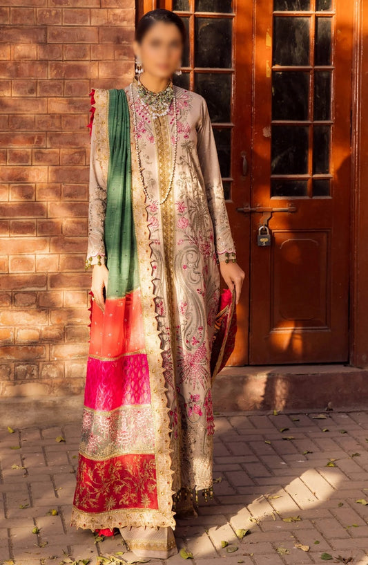 Slate Green (MLFG-011) Maryum N Maria Rang Manch Collection