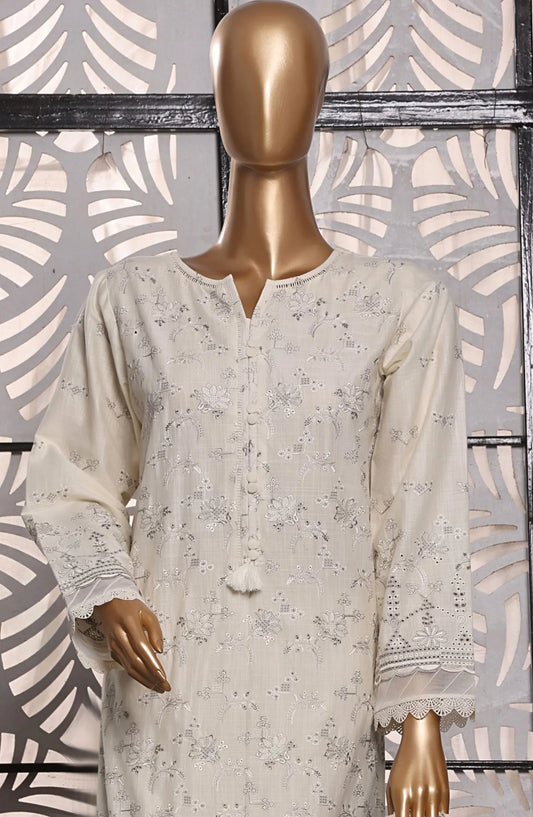 Sadabahar Lawnkari Cross Slub Collection 2024 - SLCS-05