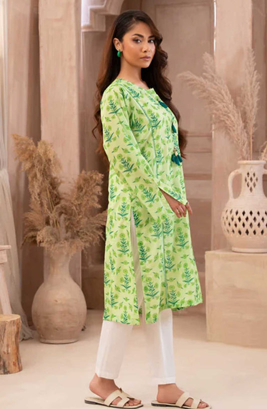 Ayla Studio Stitched Casual Collection 2024 - SLW 023 Green Cluster