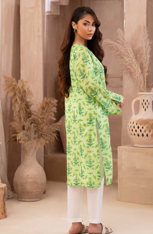 Ayla Studio Stitched Casual Collection 2024 - SLW 023 Green Cluster