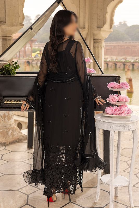 Merakish Unstitched Luxury Formal Collection 2023 - Smokey Black