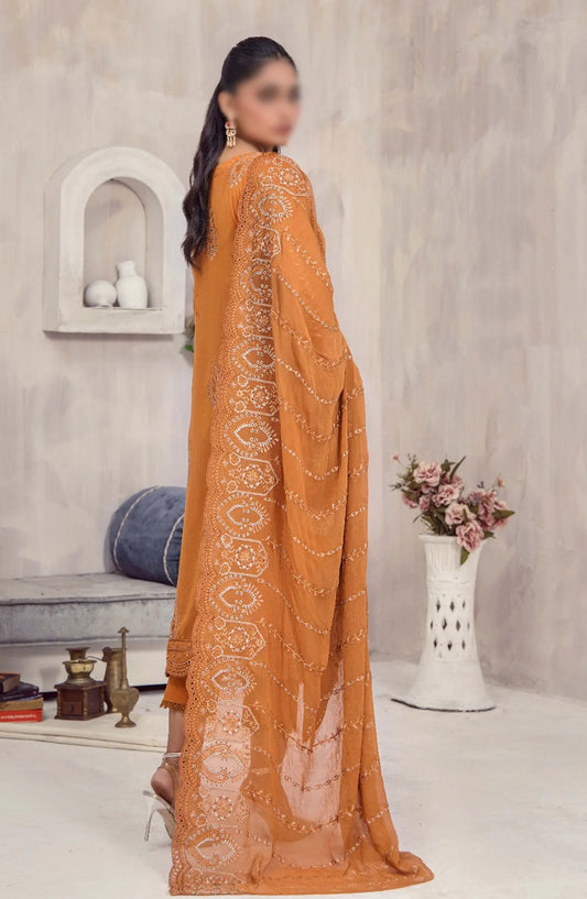 Marjjan Chikankari Slub Lawn Collection - SMS-39 B