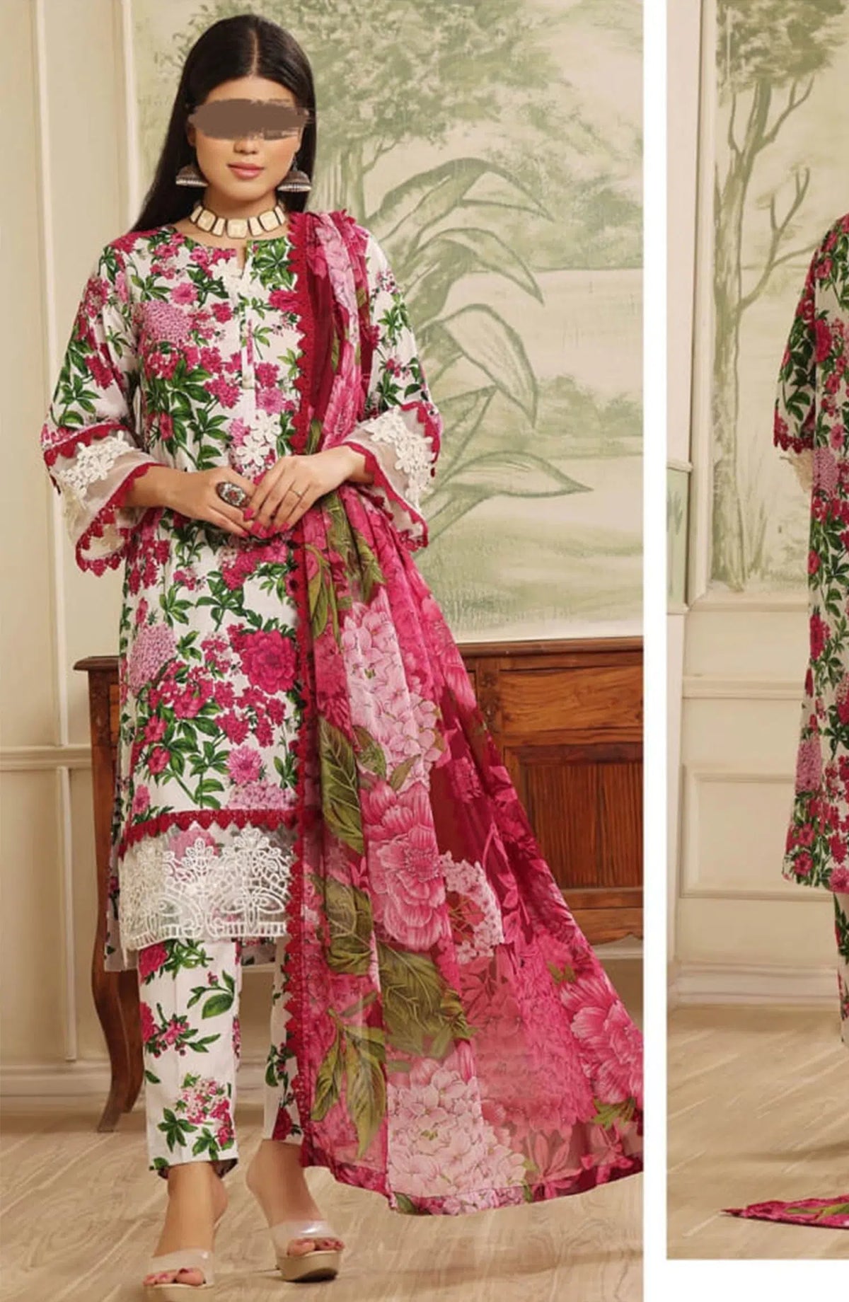 Maryum Maniya Summer Soirees Printed and Embroidered Collection 2024 - SS 01