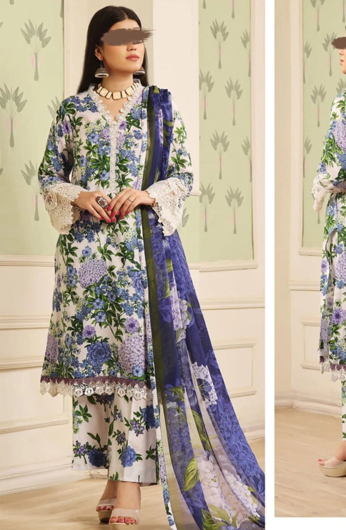 Maryum Maniya Summer Soirees Printed and Embroidered Collection 2024 - SS 02