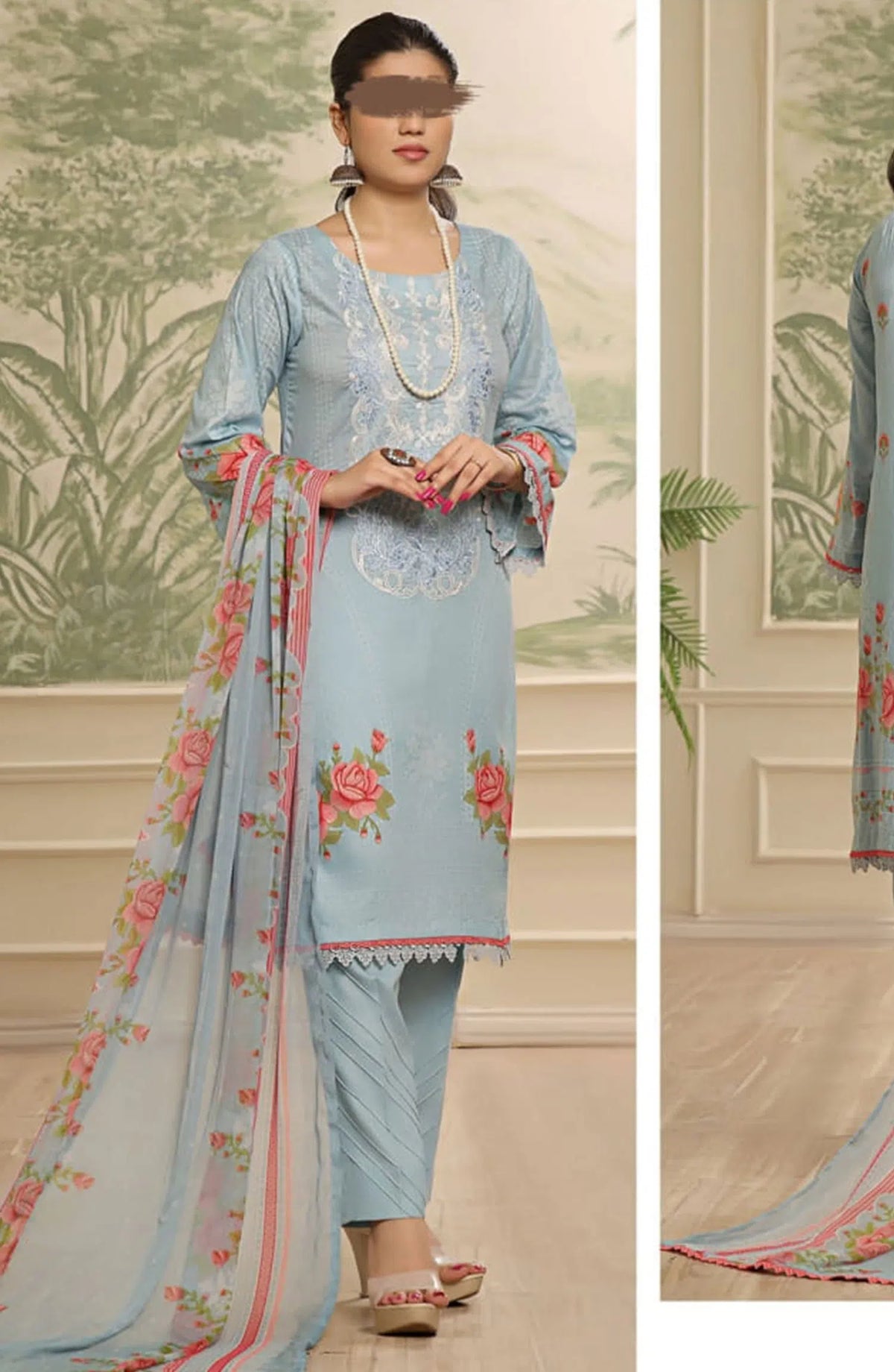 Maryum Maniya Summer Soirees Printed and Embroidered Collection 2024 - SS 08