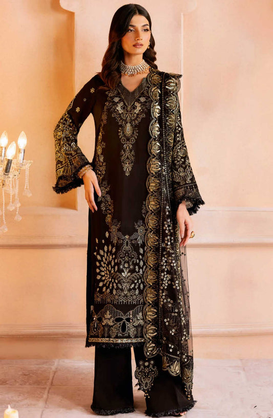 Shehnai by Ramsha Embroidered Raw Silk Unstitched 3 Piece - SS 105 - R25SR - Festive Collection
