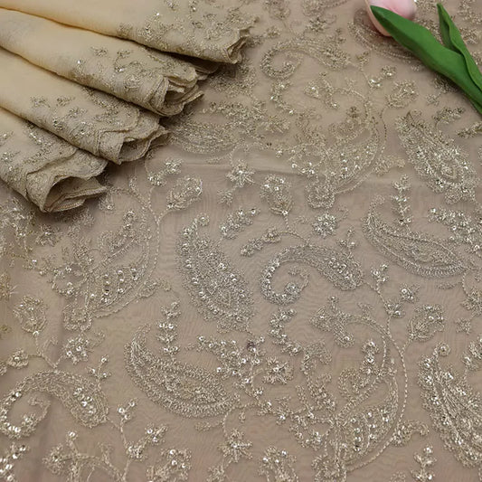 Shadmani Unstitched Exclusive Embroidered Organza Collection by Amna khadija - SUEEO 03