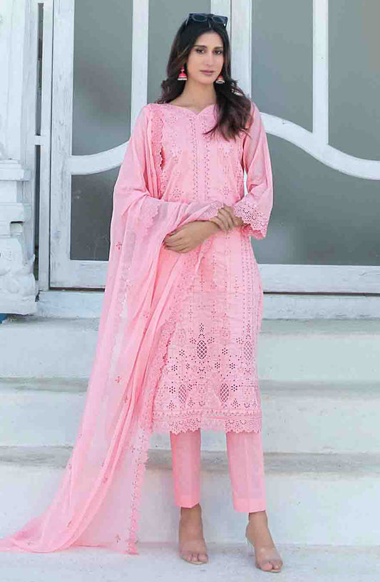 Mihrimia by Tawakkal Fabrics Embroidered Lawn Unstitched 3 Piece Suit - D-1746 - TF25MHNK - Pink - Summer Collection