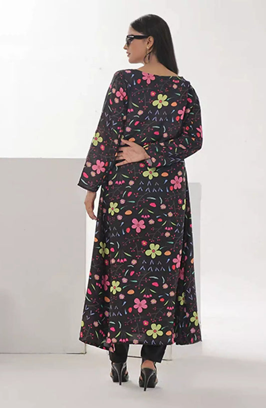Nazmina Floret Luxury Swiss Lawn Collection 2 Pc - TF-03 Spike Floral