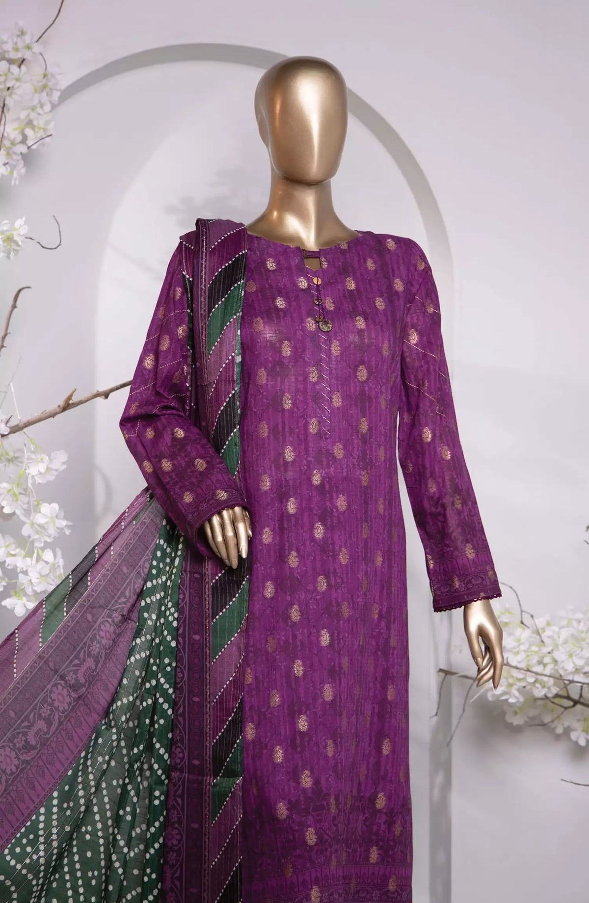 HZ Turkish Jacquard Printed Collection - TJP-1036