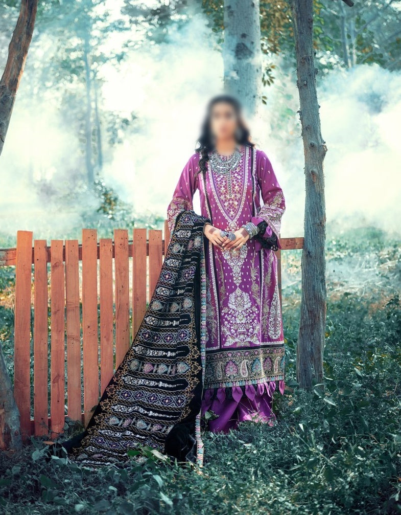 Maryam Hussain Winter Shawl Collection'21 D-TRIBAL