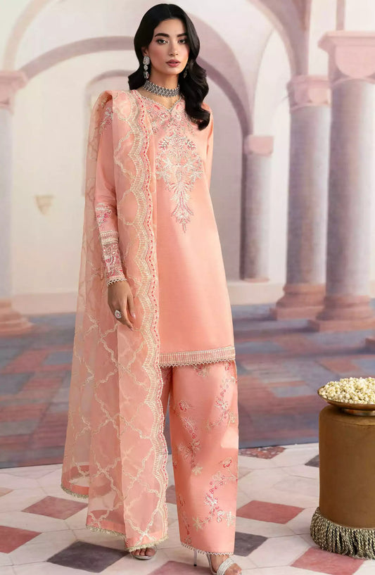Sahane There She Glows - Luxury Unstitched Raw Silk Collection - TSG-06 Petal
