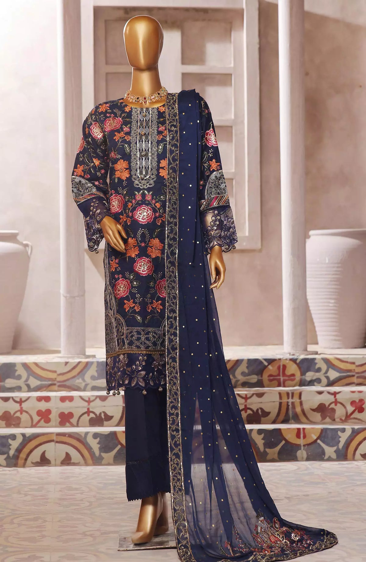 Amna Khadija Timeless Threads Luxury Cotton Prets - TT 11  (MB ED 02)