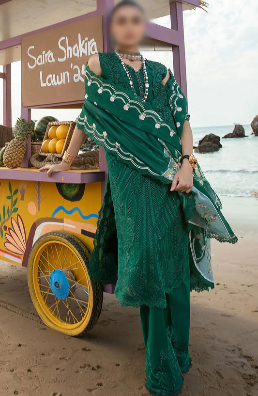 Saira Shakira Lawn 2024 by Crimson - Ulysses - Seaweed