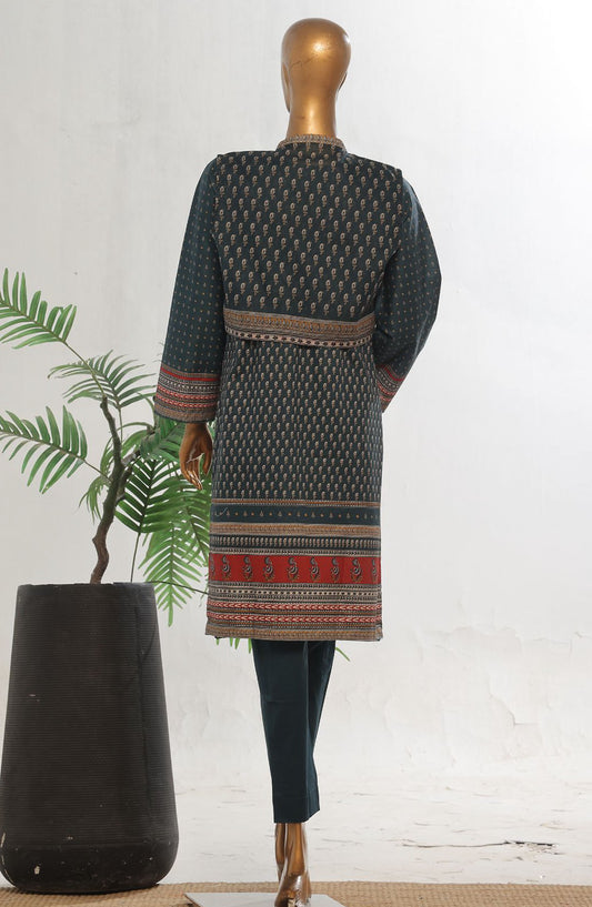 Bin Saeed Embroidered Lawn Stitched 3 Piece Suit - D-07 - BS25ECL - Blue - Summer Collection