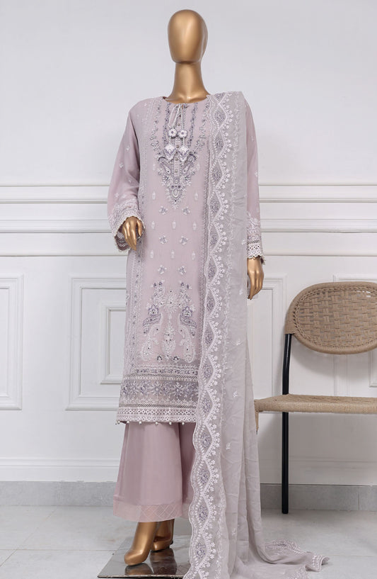 Afsanay by Sadabahar Embroidered Chiffon Stitched 3 Piece Suit - Cf05 - SD25AC - Purple - Festive Collection