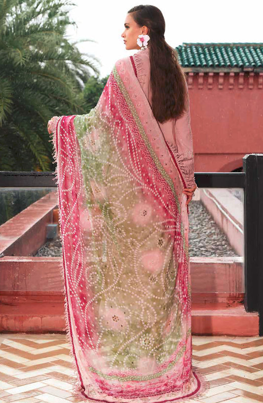 Bazar by Nureh Chikankari Lawn Unstitched 3 Piece Suit - NE-106 - NU25BCL - Pink - Summer Collection