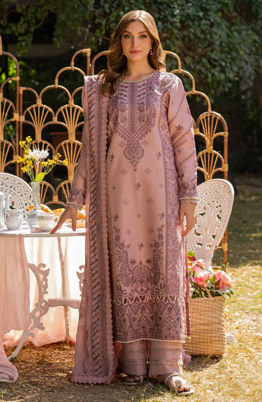 Reveerie by Florent Chikankari Lawn Unstitched 3 Piece Suit - FLC-06 B - FL25RC - Purple - Summer Collection