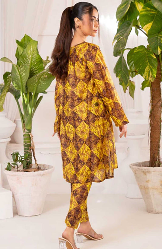 Ayla Studio Printed Swiss Lawn Stitched 2 Piece - Vintage Flora - AY25CO2PC - Casual Collection