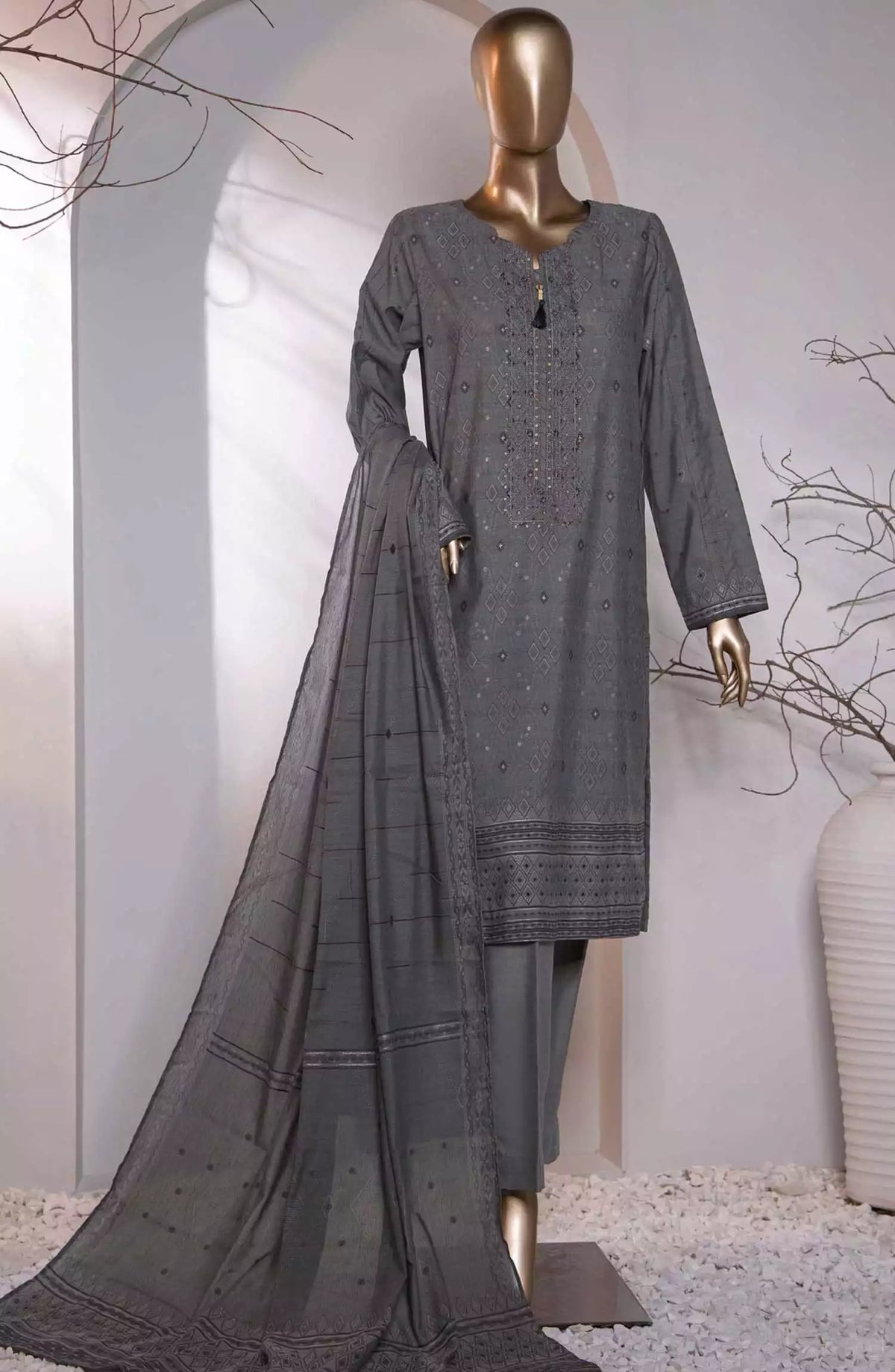 HZ Valencia Jacquard Embroidered Collection - VJ-11