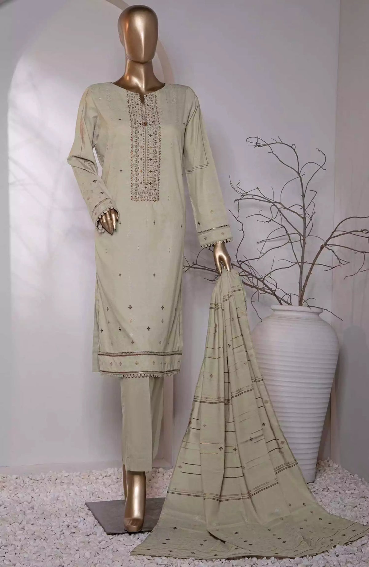 HZ Valencia Jacquard Embroidered Collection - VJ-15