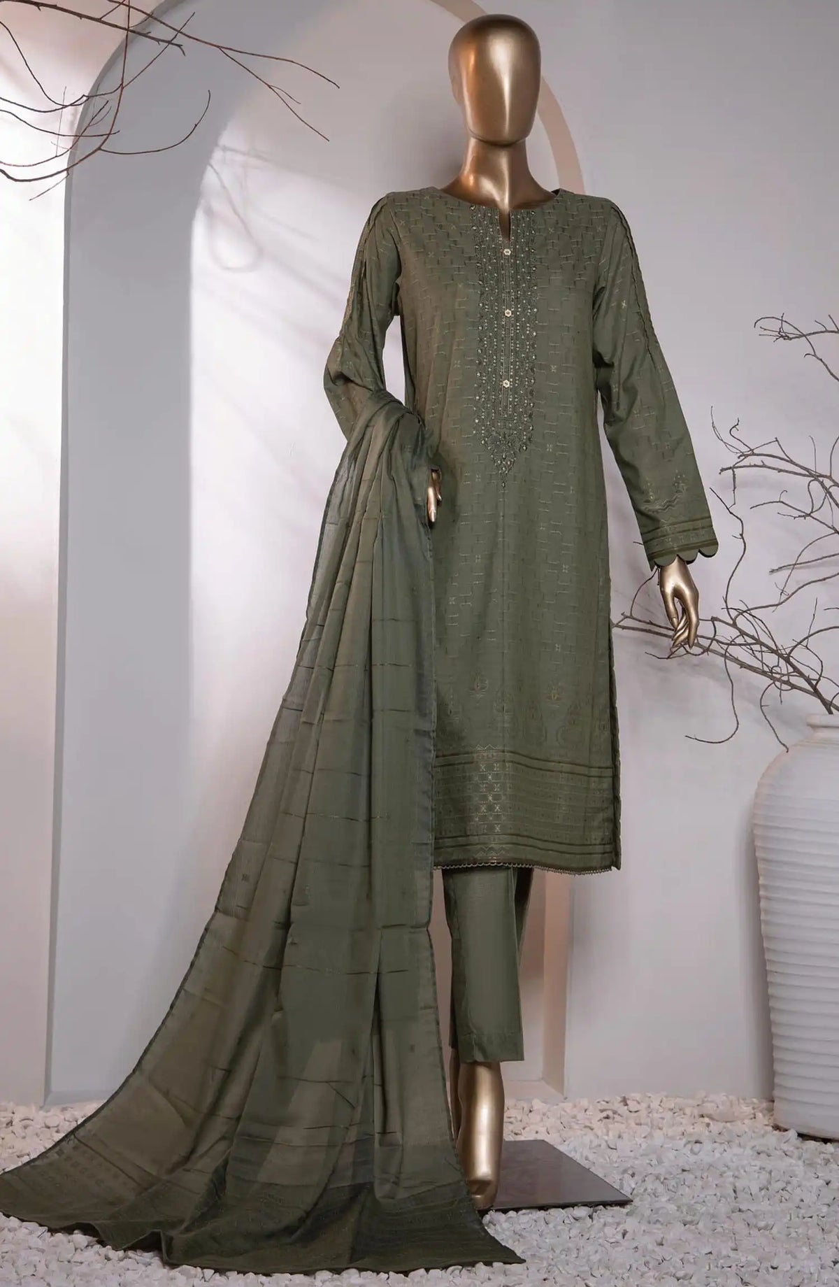 Valencia Jacquard Embroidered Collection - VJ 14