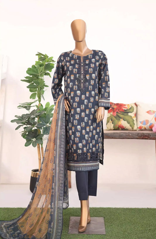 HZ Virsa Meenakari Embroidered Collection - VMC 95