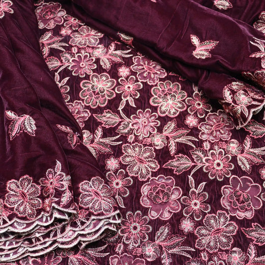 Velveto Chapter-2 Unstitched Luxury Embroidered Velvet Series - VULE V2 03
