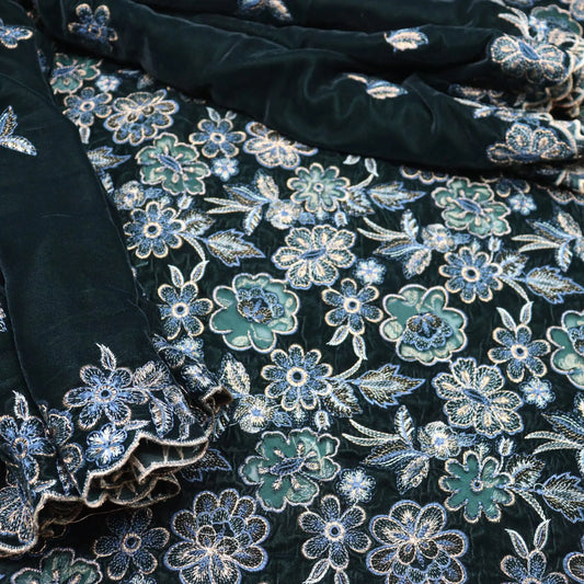 Velveto Chapter-2 Unstitched Luxury Embroidered Velvet Series - VULE V2 04