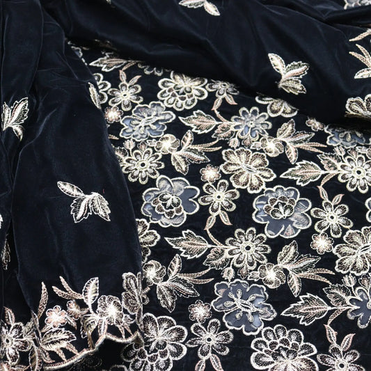 Velveto Chapter-2 Unstitched Luxury Embroidered Velvet Series - VULE V2 05