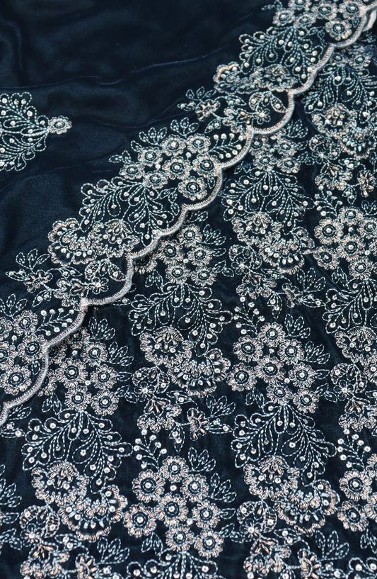 Velveto Chapter-3 Unstitched Luxury Embroidered Velvet Series - VULE V3 03