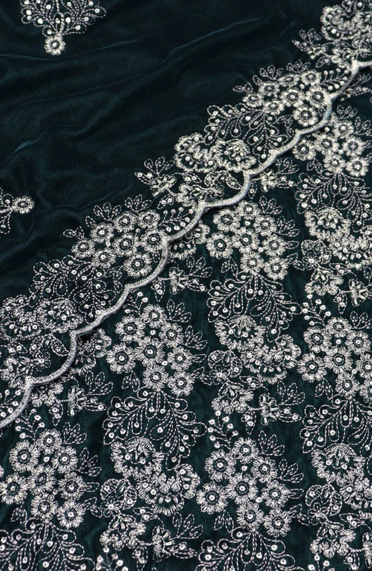 Velveto Chapter-3 Unstitched Luxury Embroidered Velvet Series - VULE V3 06