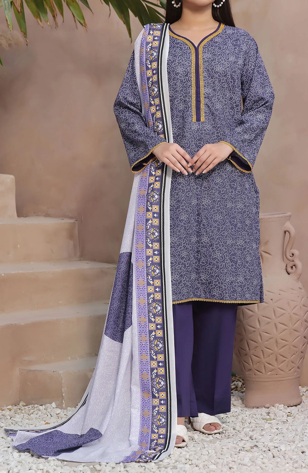 Amna Khadija Wrinkle Free Print Collection Vol 20 - WFP 1126 B