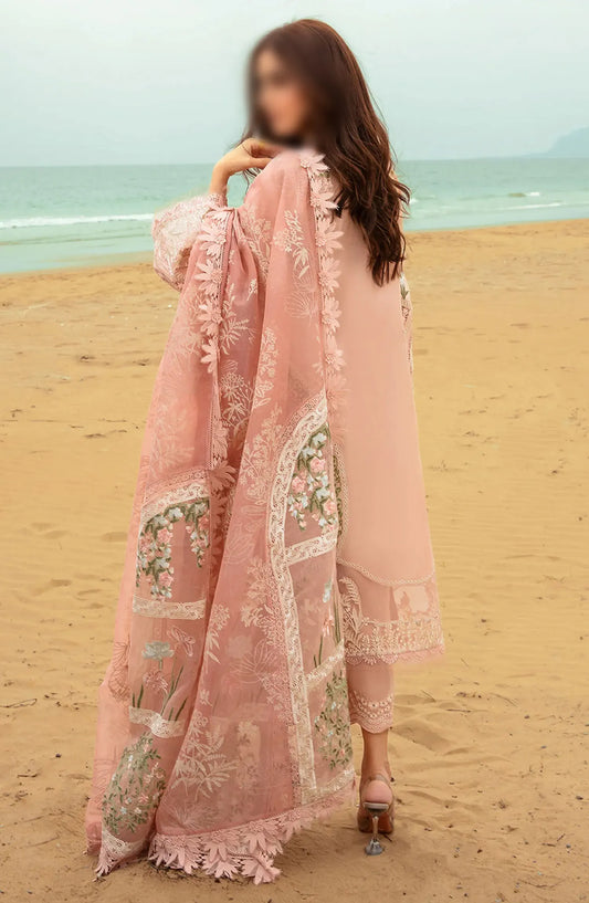 Saira Shakira Lawn 2024 by Crimson - Winds of Eden - Rose