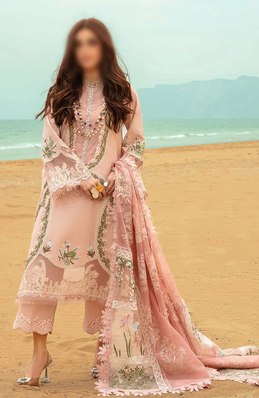 Saira Shakira Lawn 2024 by Crimson - Winds of Eden - Rose