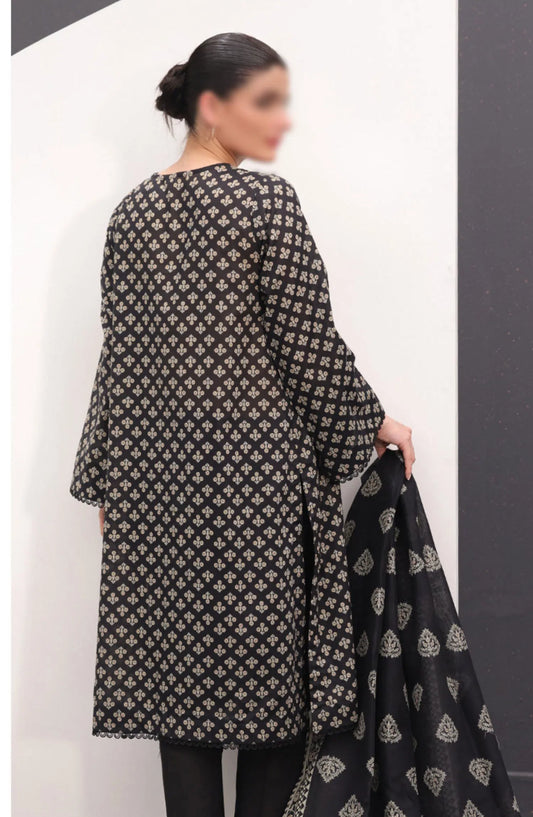 Zellbury Unstitched Monochrome Collection 2024 - WUS24X31507