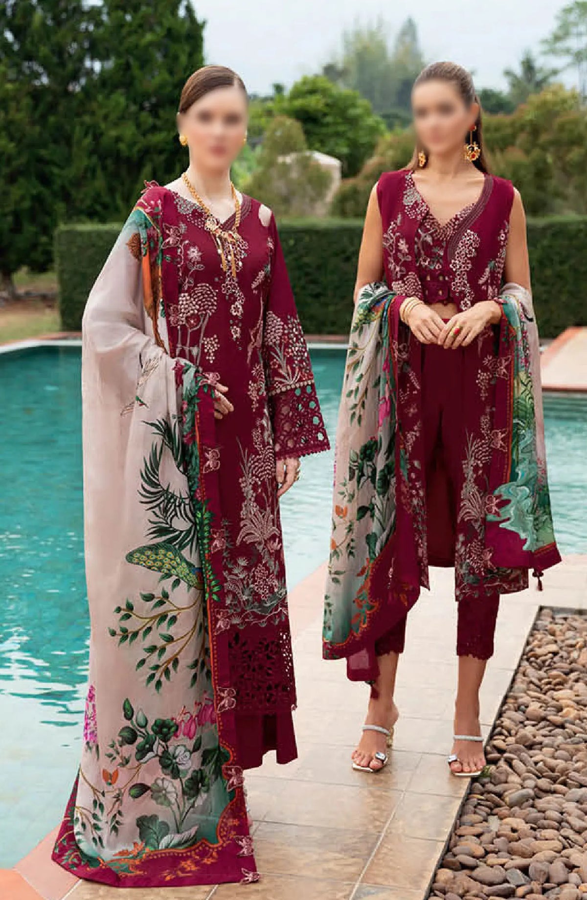 Ramsha Andaaz Luxury Lawn Eid Collection Vol 08 - Z-802