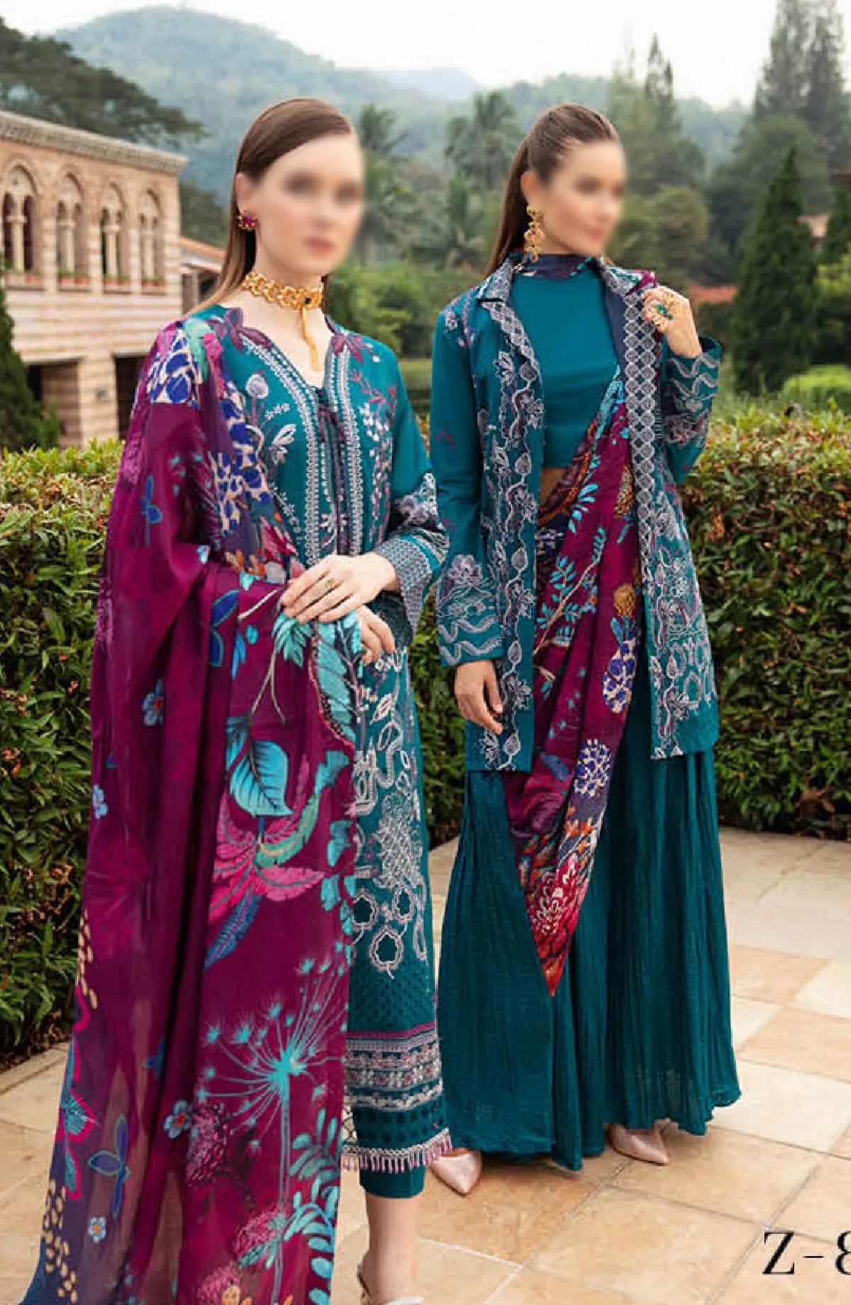 Ramsha Andaaz Luxury Lawn Eid Collection Vol 08 - Z-805