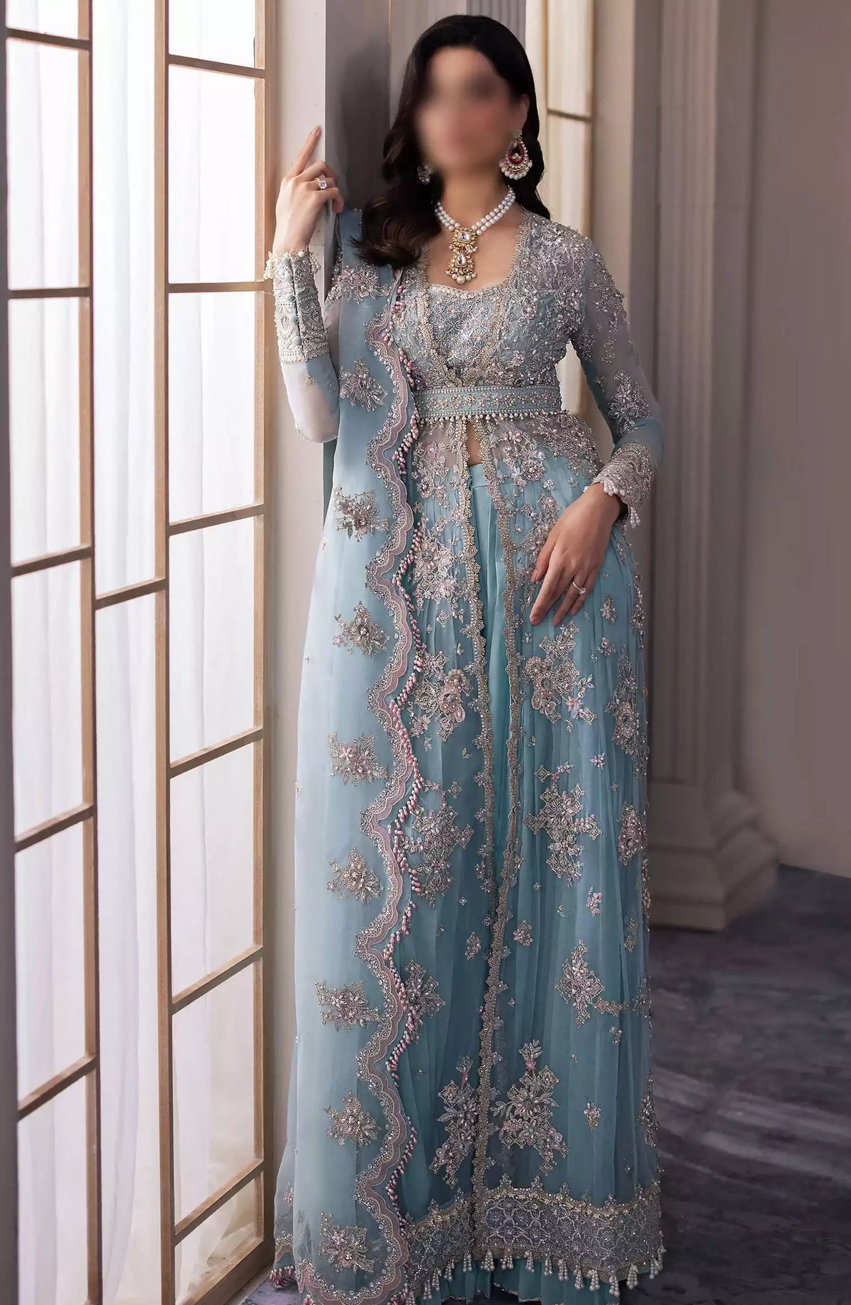Zaha Gossamer Unstitched Collection 2024 - ZC24-04 KIANA