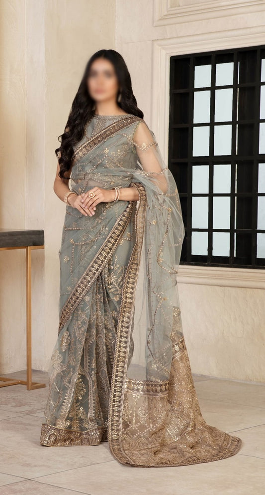 Gulzaar Embroidered Festive Chiffon Collection D-ZFG 01 GUZEL