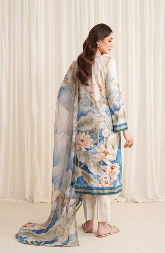 Zarif Printed Georgette Silk Collection 2024-ZGS 03 ASLAAN