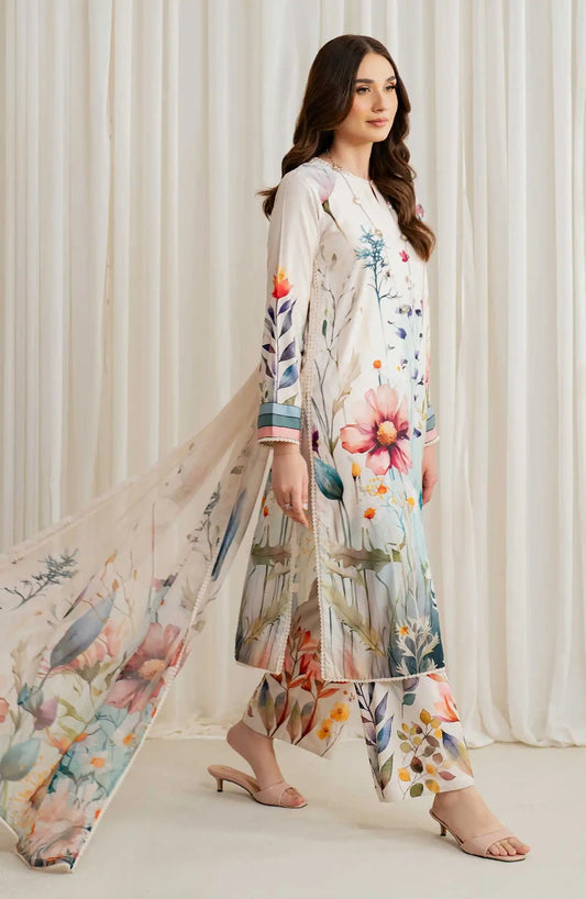 Zarif Printed Georgette Silk Collection 2024-ZGS 07 EZRAH