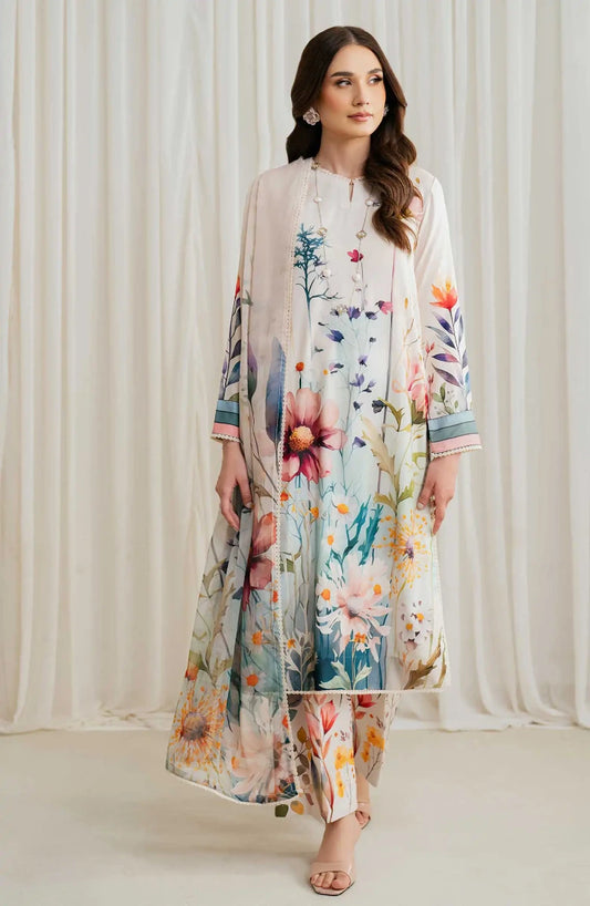 Zarif Printed Georgette Silk Collection 2024-ZGS 07 EZRAH
