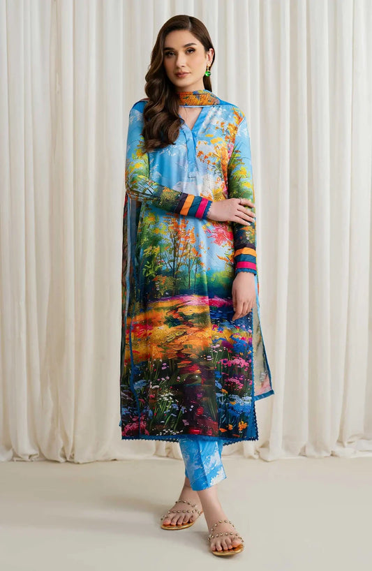 Zarif Printed Georgette Silk Collection 2024-ZGS 11 GEORGIA