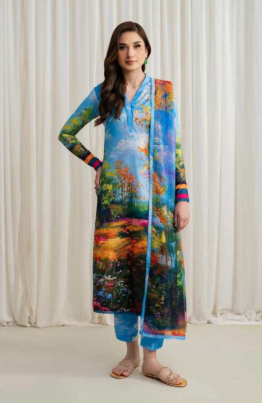 Zarif Printed Georgette Silk Collection 2024-ZGS 11 GEORGIA